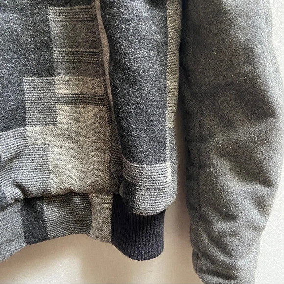 Marccasne wool blend zip up bomber jacket Sz 48/ Sz L - Picture 4 of 10